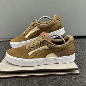 Puma Men’s Size 9.5 C-REY Suede/Canvas Chocolate Chip/Alpine Snow 382880-17